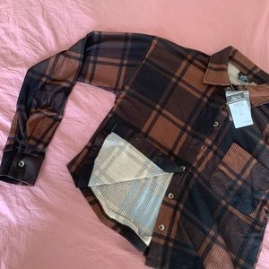 Brown flannel